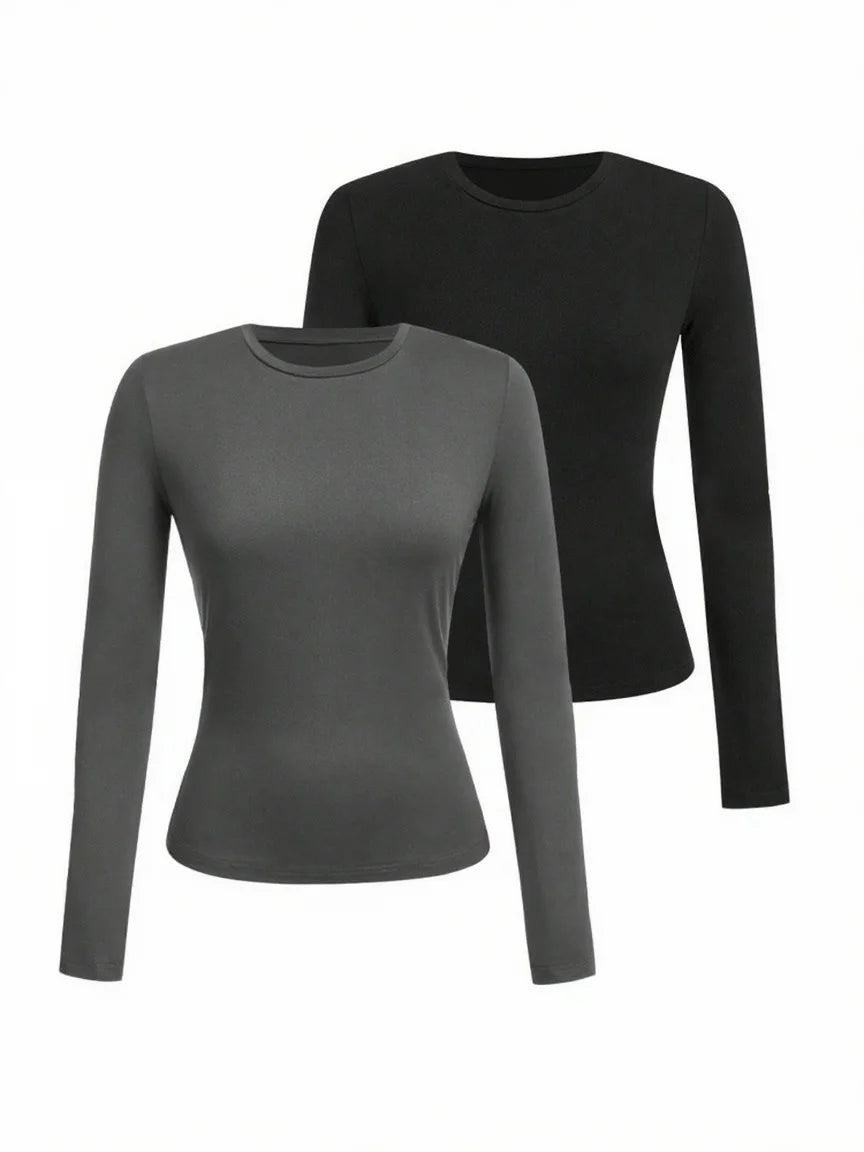 Women's Long-Sleeve Crew-Neck T-Shirt