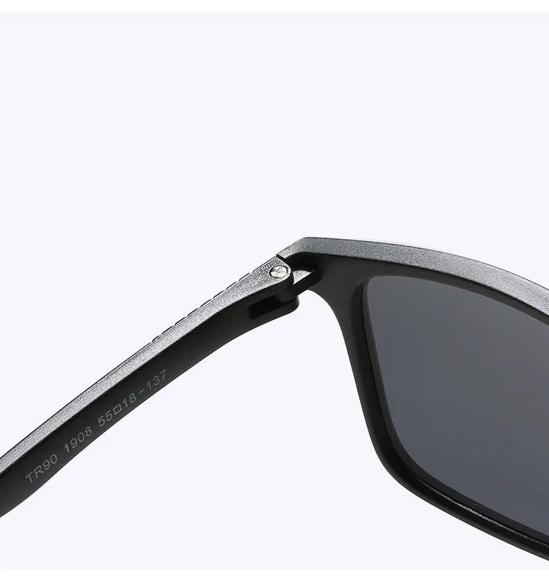 Luxury Men Sunglasses Fashion Vintage Square Ultra Light TR90 Frame Driving Fishing Sun Glasses For Man UV400 Eyewear