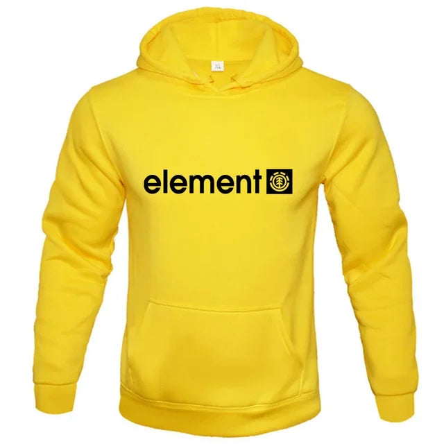 Spring Autumn Men's Hoodies Fleece Printing Sweatshirts Loose Casual Hooded Pullover Male Outdoor Sportwear Long Sleeve Tops