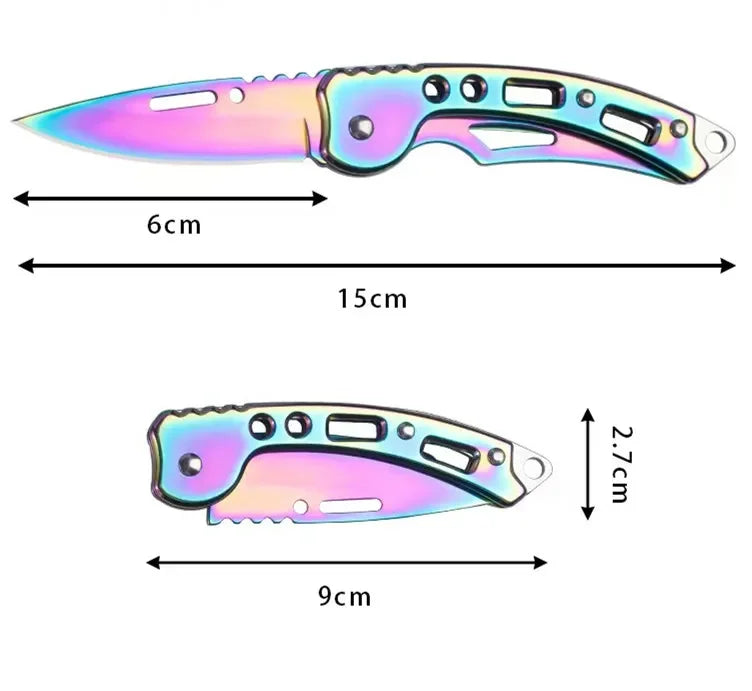 Stainless Steel Keychain Folding Knife