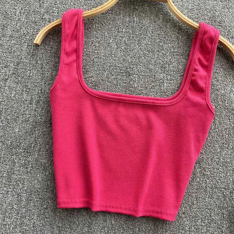 Women's Backless Crop Tank Top