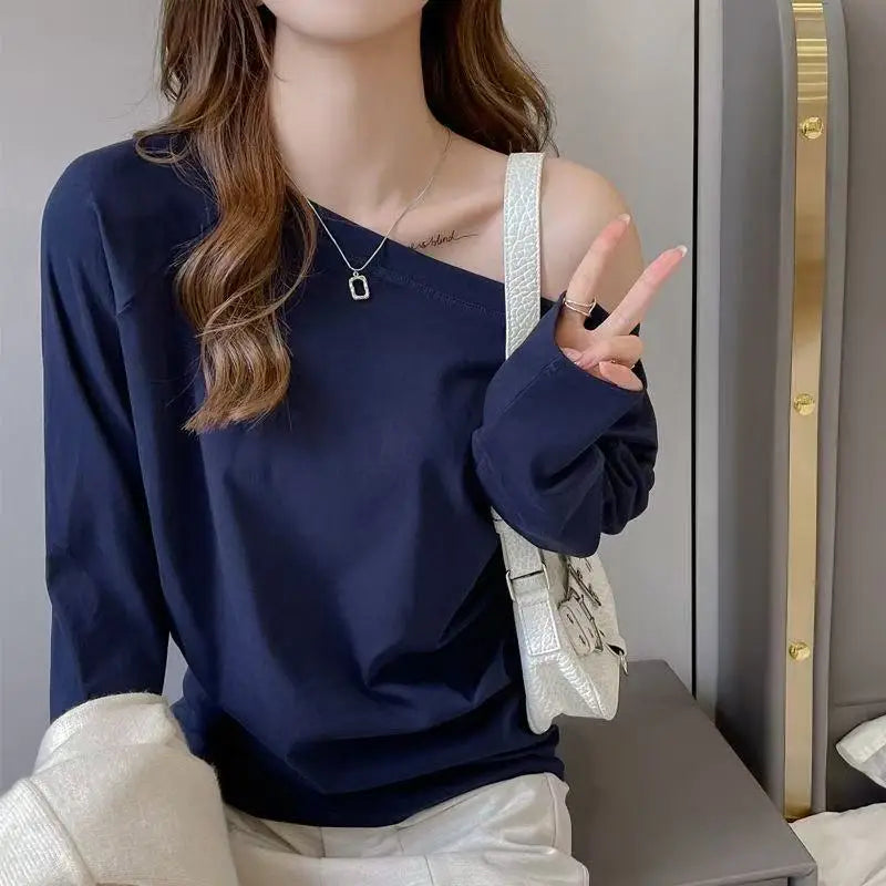 Women's One-Shoulder Shirt