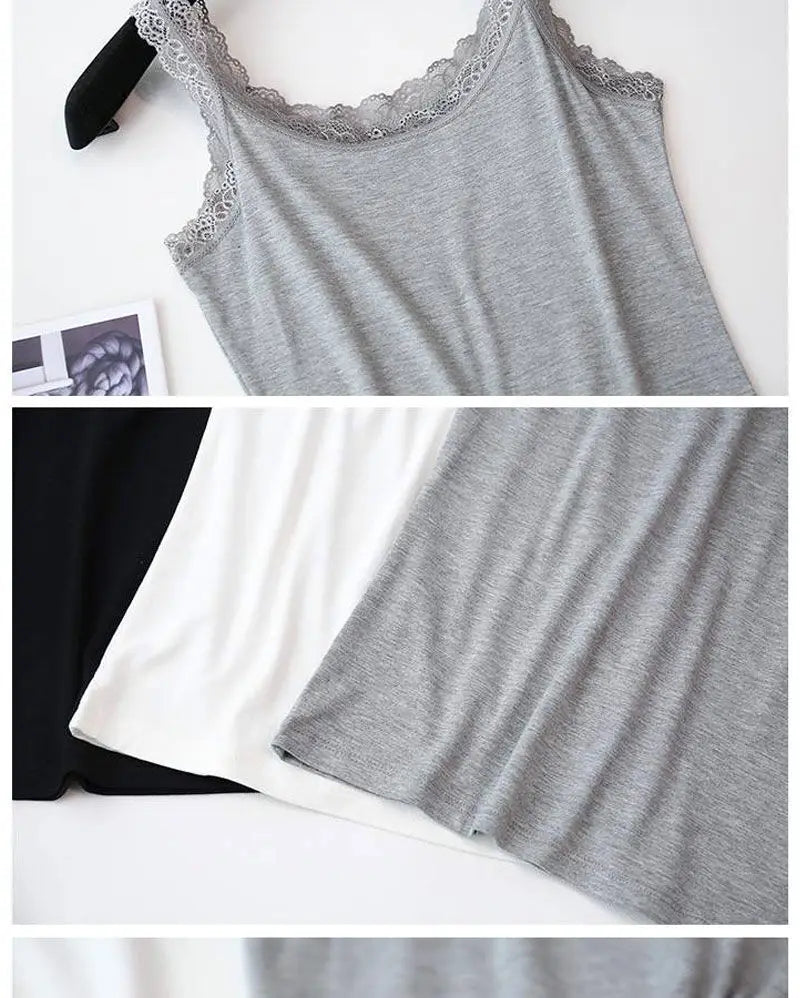 Women's Lace-Trim Cami Top