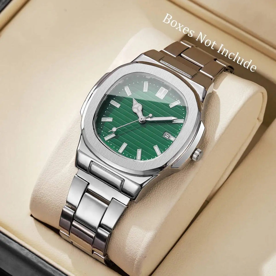 Men's Square-Dial Quartz Watch