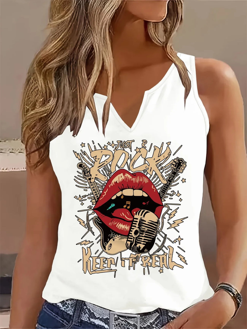 Women's V-Neck Tank Top