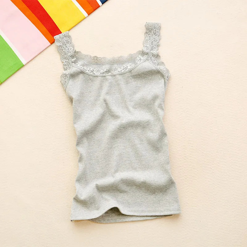Women's Lace-Trim Cami Top