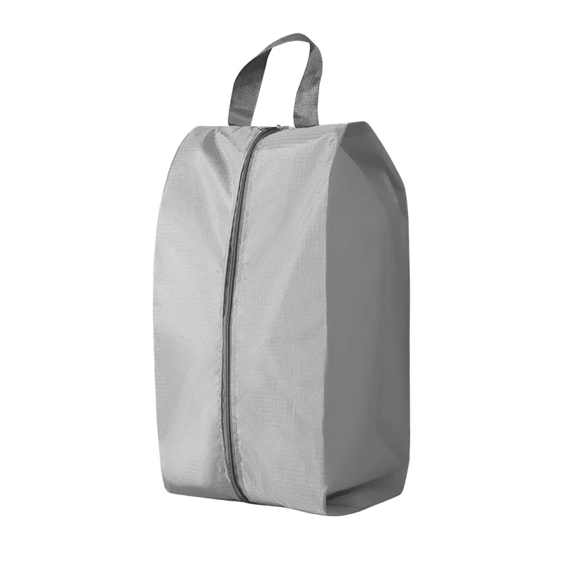 Black Polyester Shoe Storage Bag with Zipper