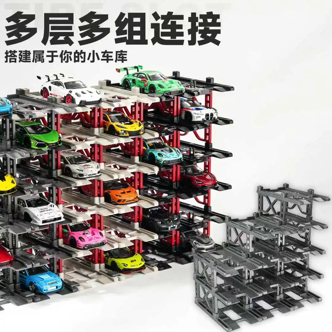 Hjmx 1/64 Glue-free Modular Miniature Models Toy