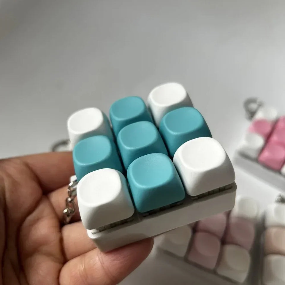 Keyboard Key Fidget Keychain