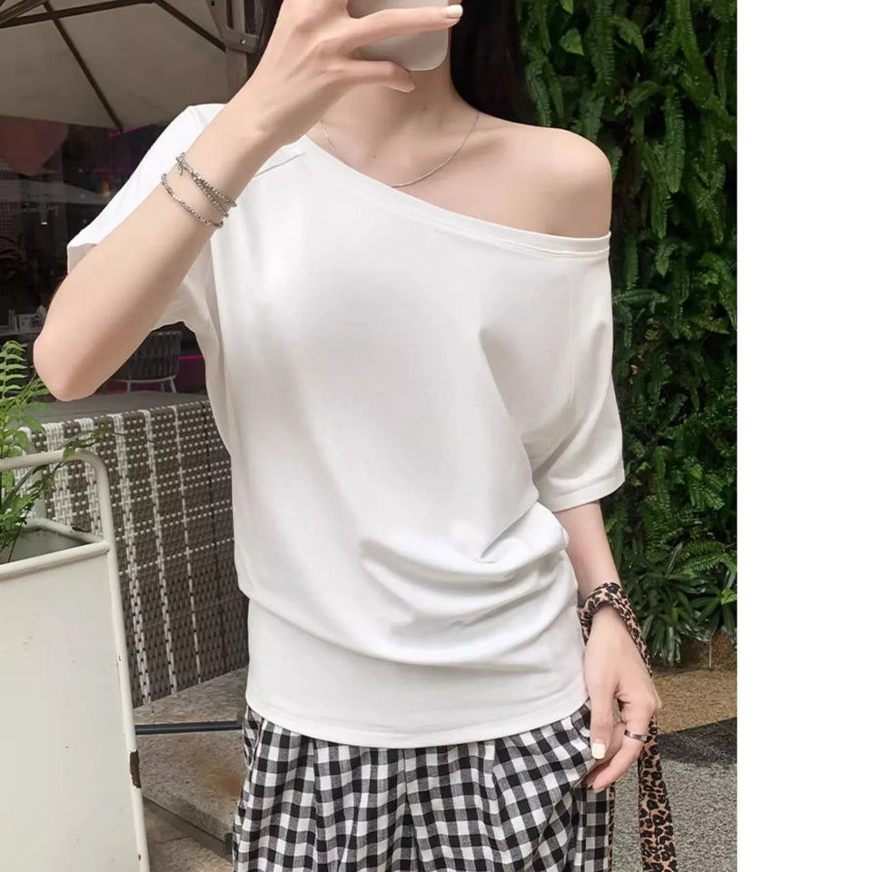 Women's One-Shoulder Shirt