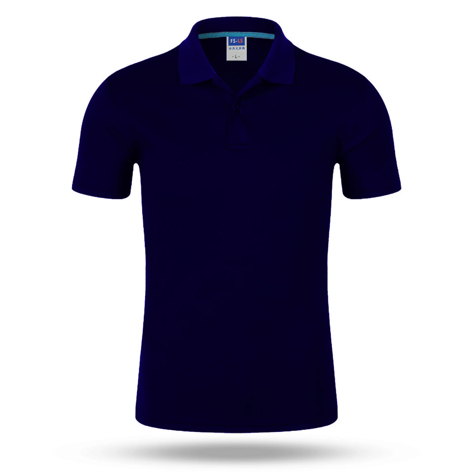 Quick Dry Sports Polo Shirt T-Shirt Custom Logo Print/Embroidery Design Company Brand Breathable Lapel Short Sleeve Top 4XL