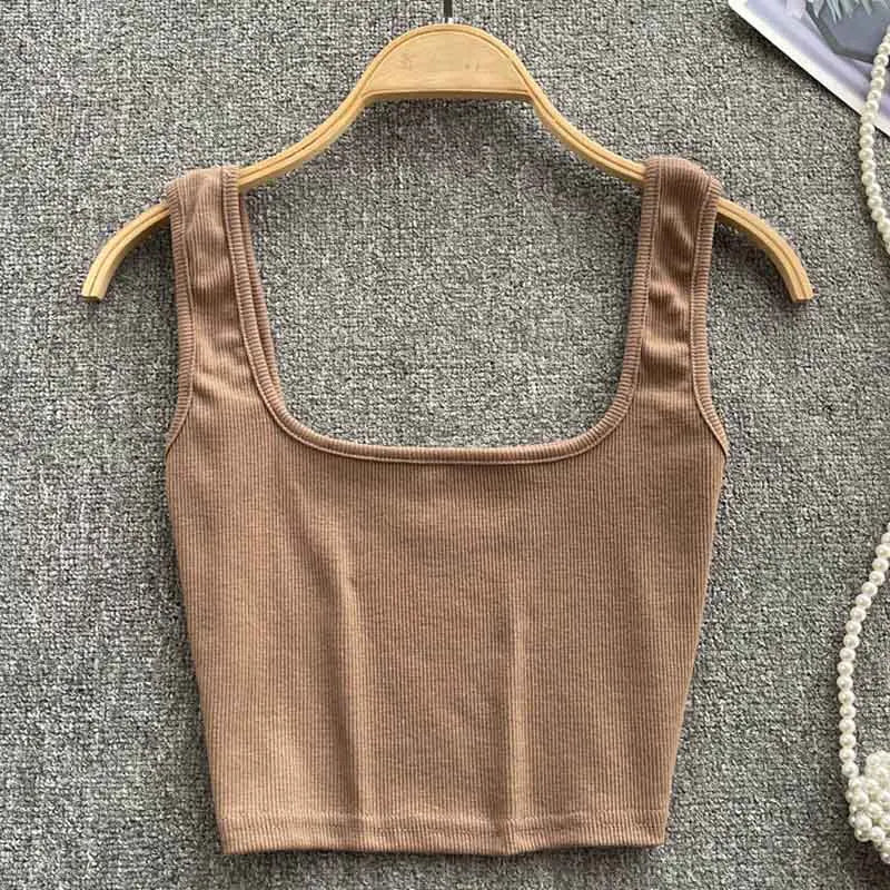 Women's Backless Crop Tank Top