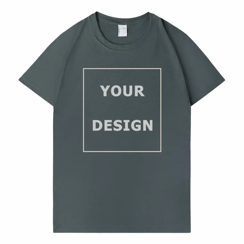 Summer 100% Cotton Short Sleeve T Shirts Couples Bottoming Casual Solid Cotton Crew Neck Soft Loose Fit Tee Shirt Tops