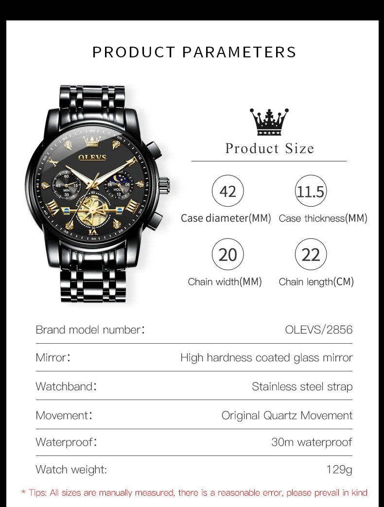 OLEVS Men's Quartz Watch