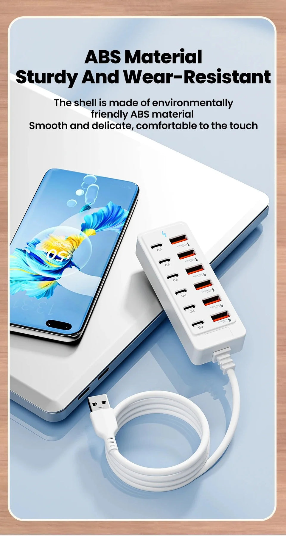 12-Port USB Charging Hub