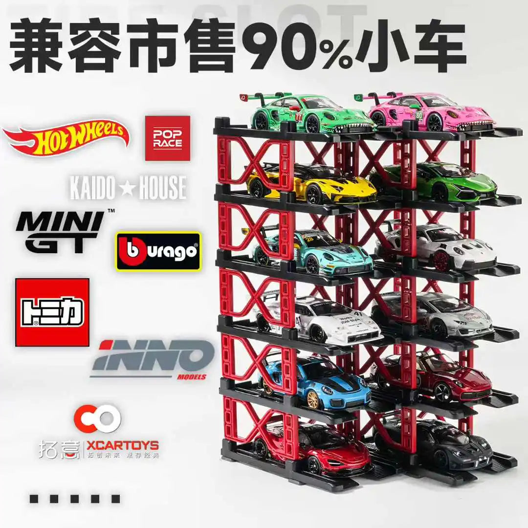 Hjmx 1/64 Glue-free Modular Miniature Models Toy