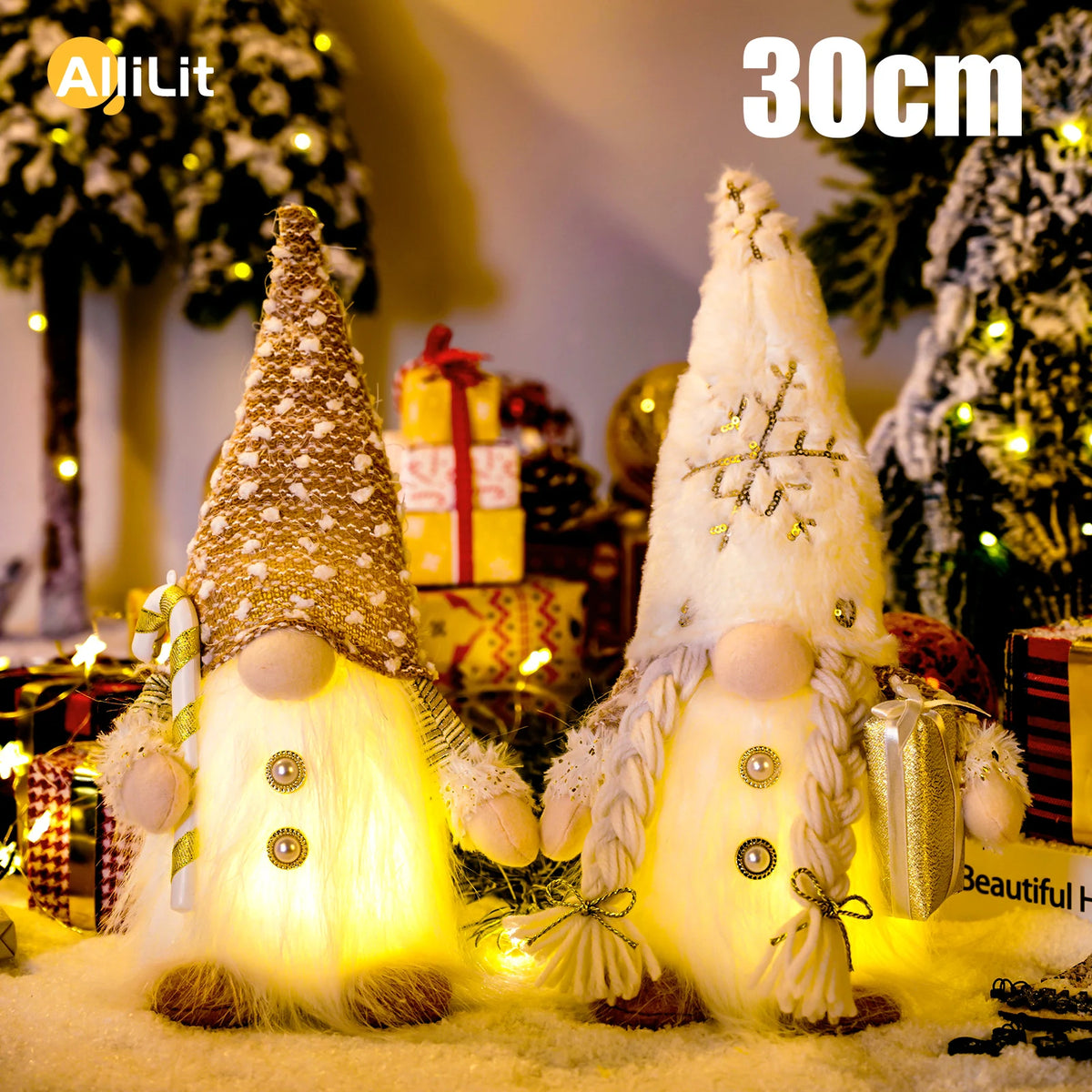 Light-Up Christmas Gnome