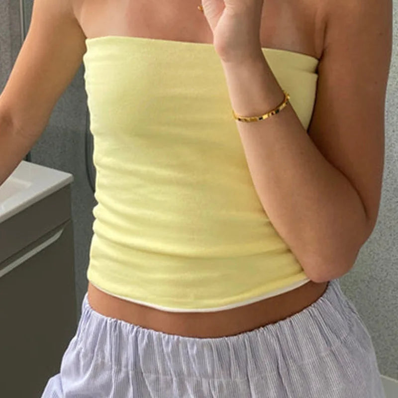 Women's Off-Shoulder Crop Top