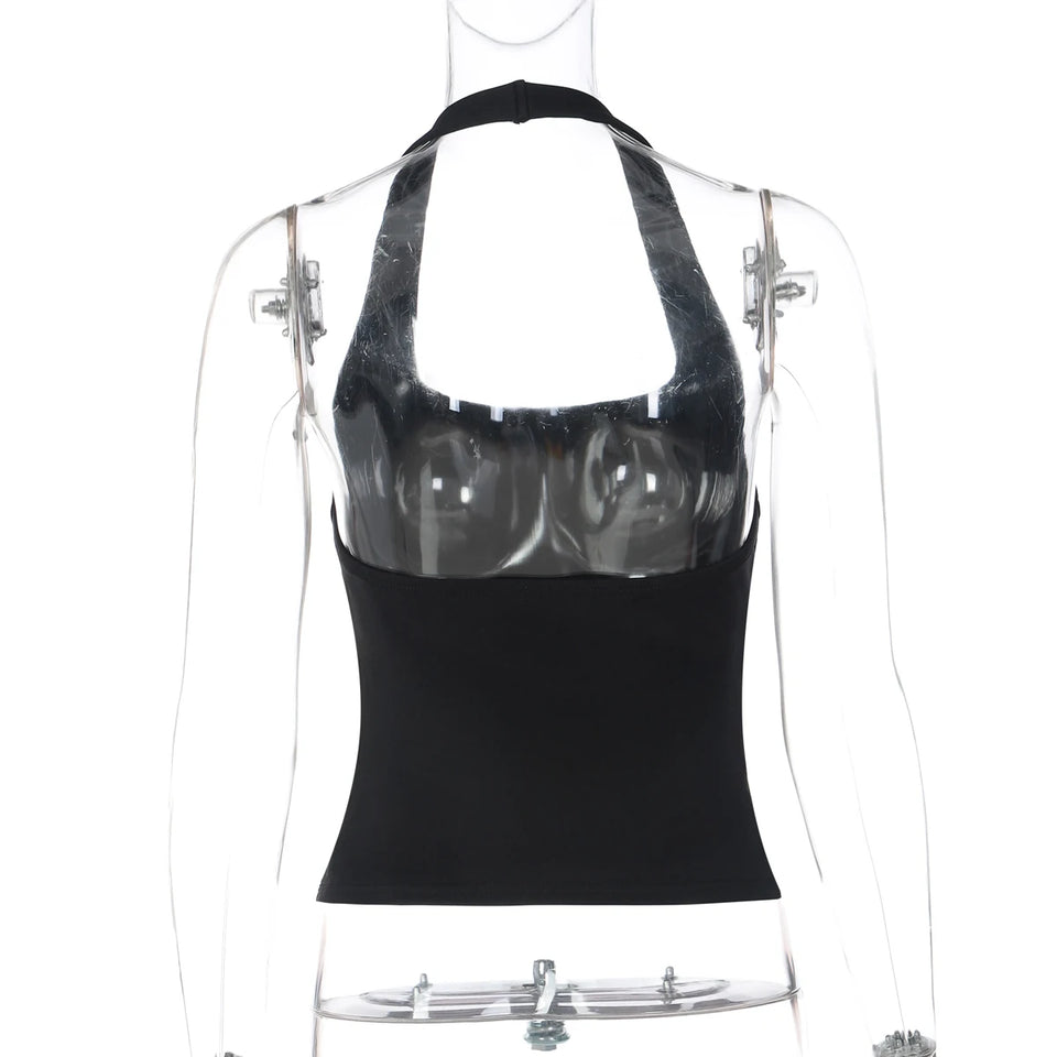 Women's Halter Crop Top