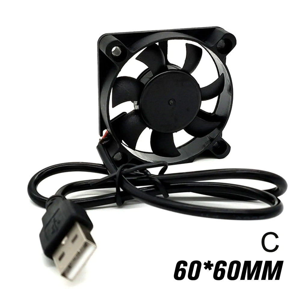 5V Brushless Cooling Fan USB Ventiliator Computer Case 2500RPM Cooler Oil-impregnated PBT CPU Radiator USB Fan PC USB Gadgets