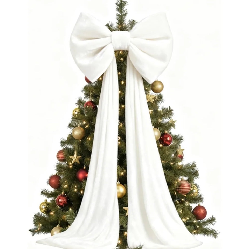 Large Velvet Christmas Bow