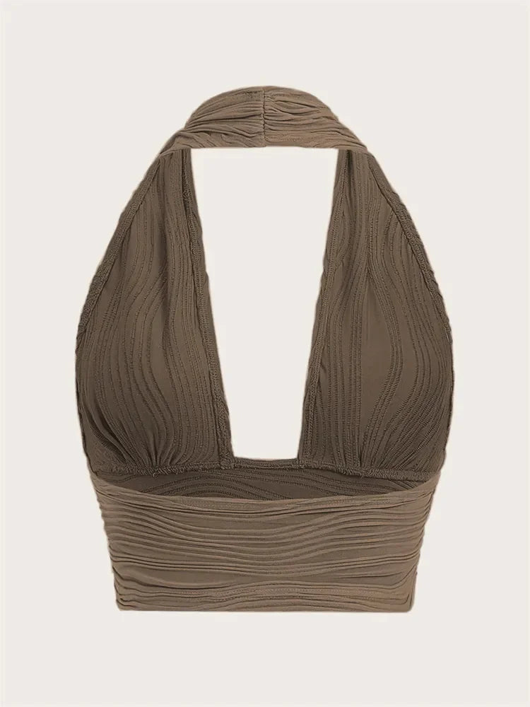 Women's Halter Crop Top