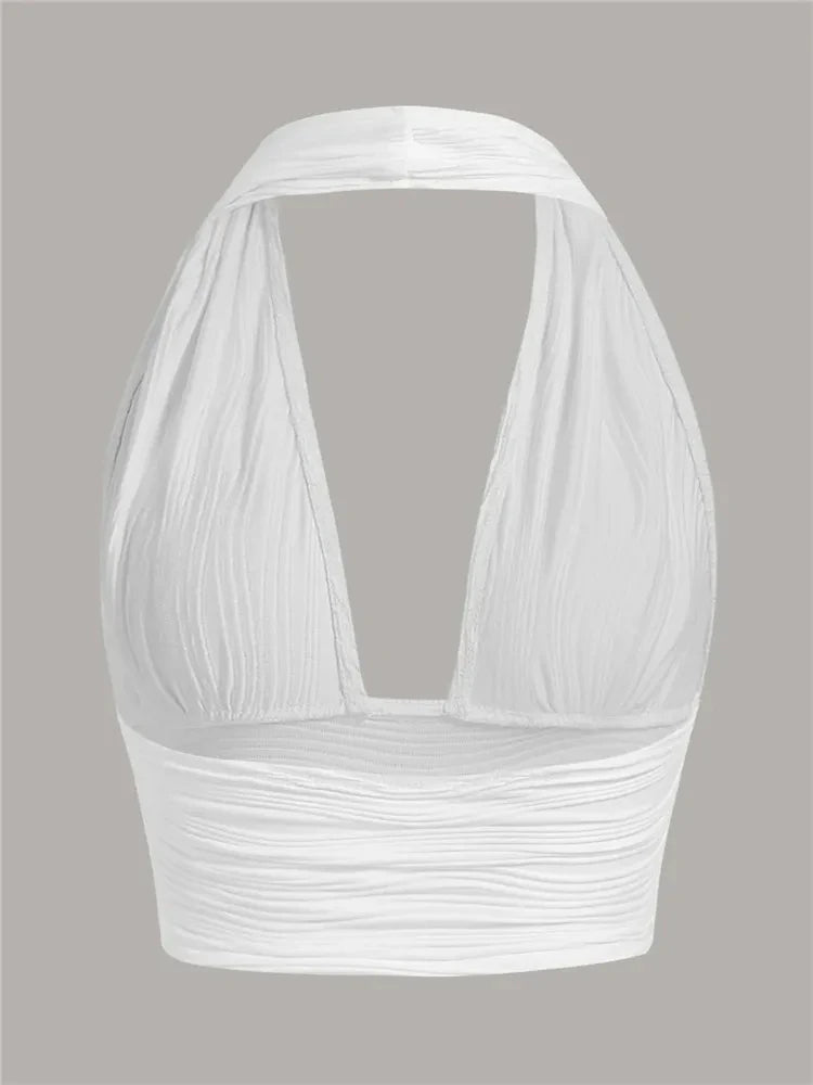 Women's Halter Crop Top