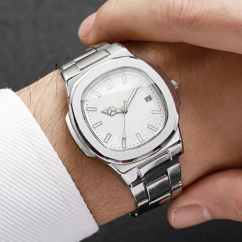 Men's Square-Dial Quartz Watch