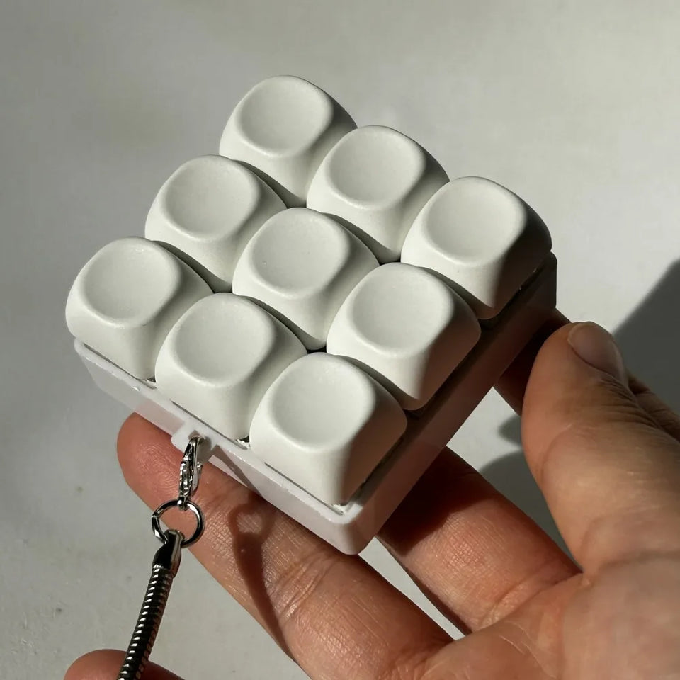 Keyboard Key Fidget Keychain