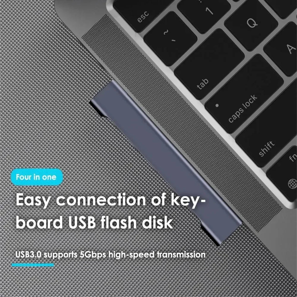 4-in-1 USB-C Hub