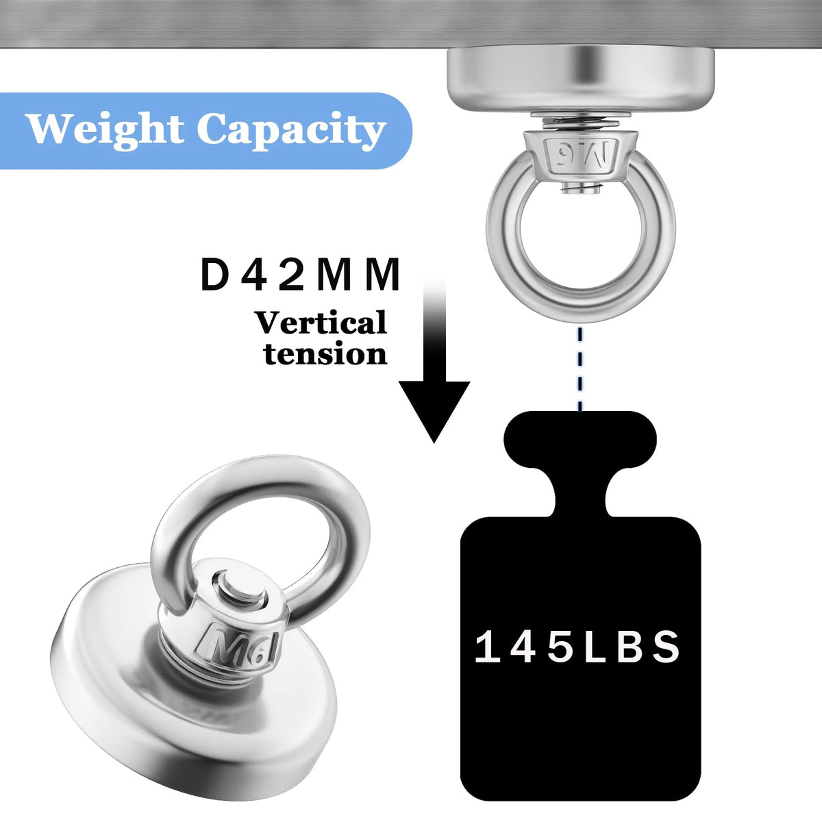 Heavy-Duty Fishing Magnet