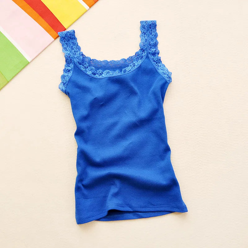 Women's Lace-Trim Cami Top