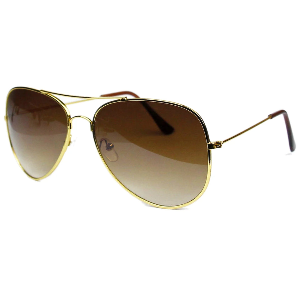 Fashion Metal Sunglasses Women Men Pilot Gradient Mirror Women's Oversized Glasses Oculos Lentes Gafas De Sol