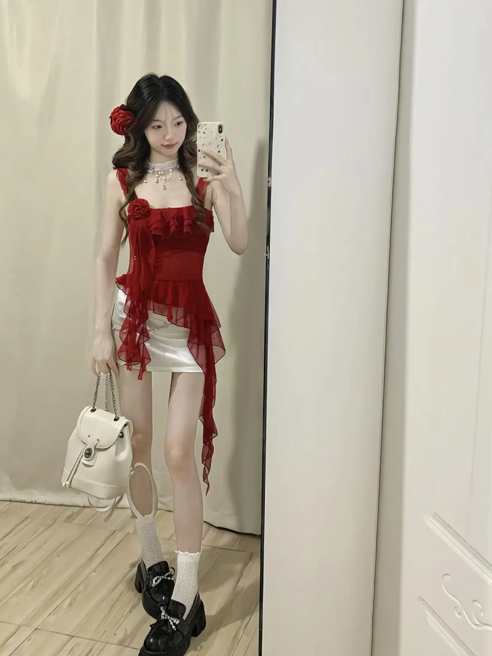 Women's Ruffle-Trim Cami Top