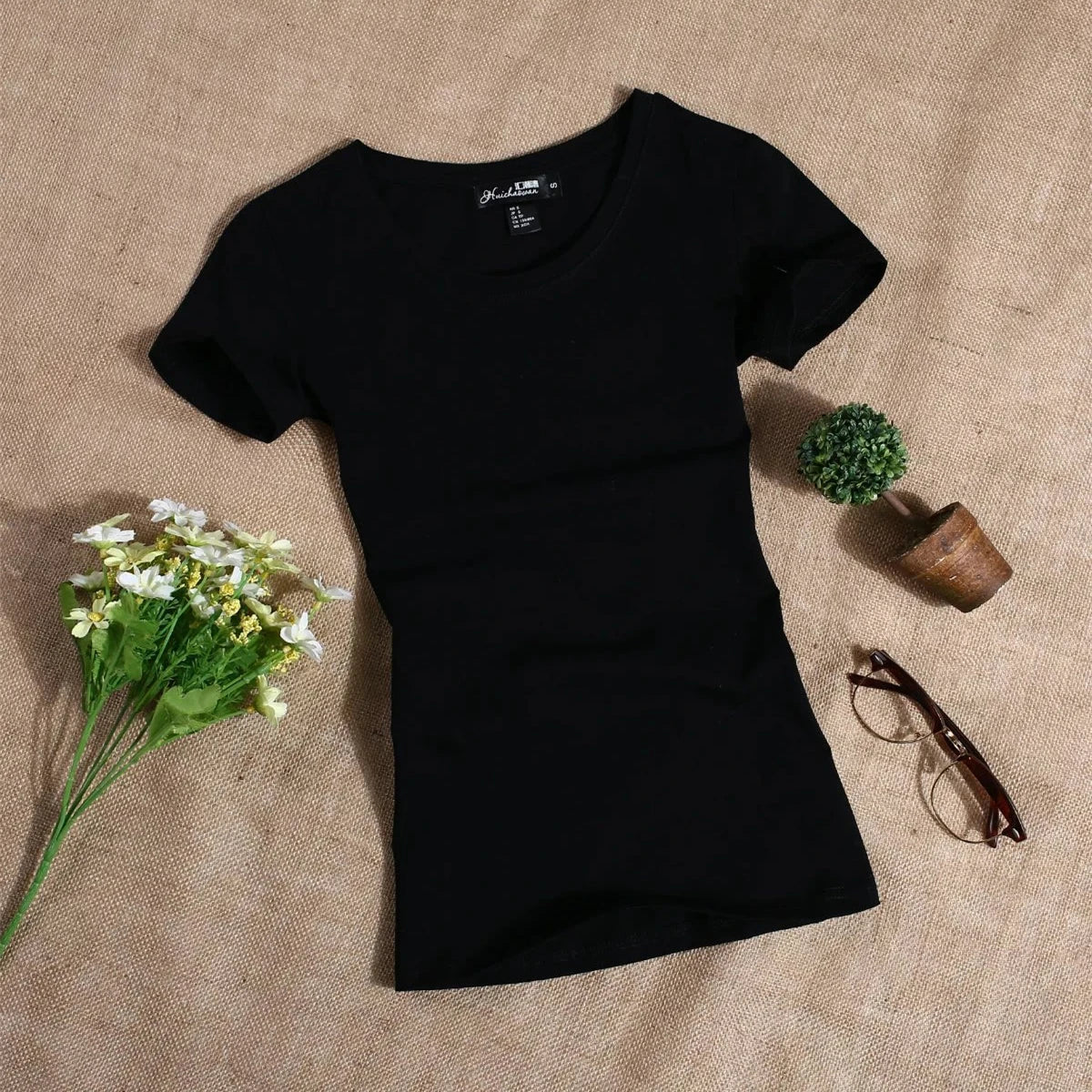 Women's Slim-Fit Short-Sleeve T-Shirt