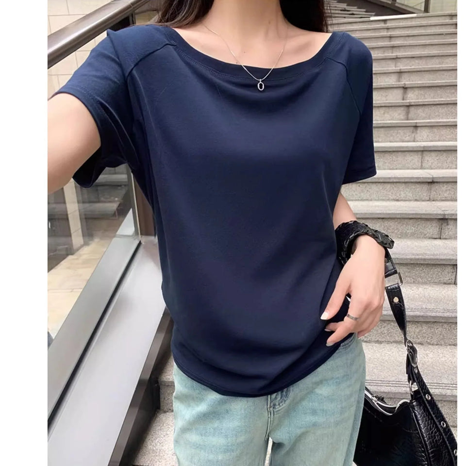 Women's One-Shoulder Shirt