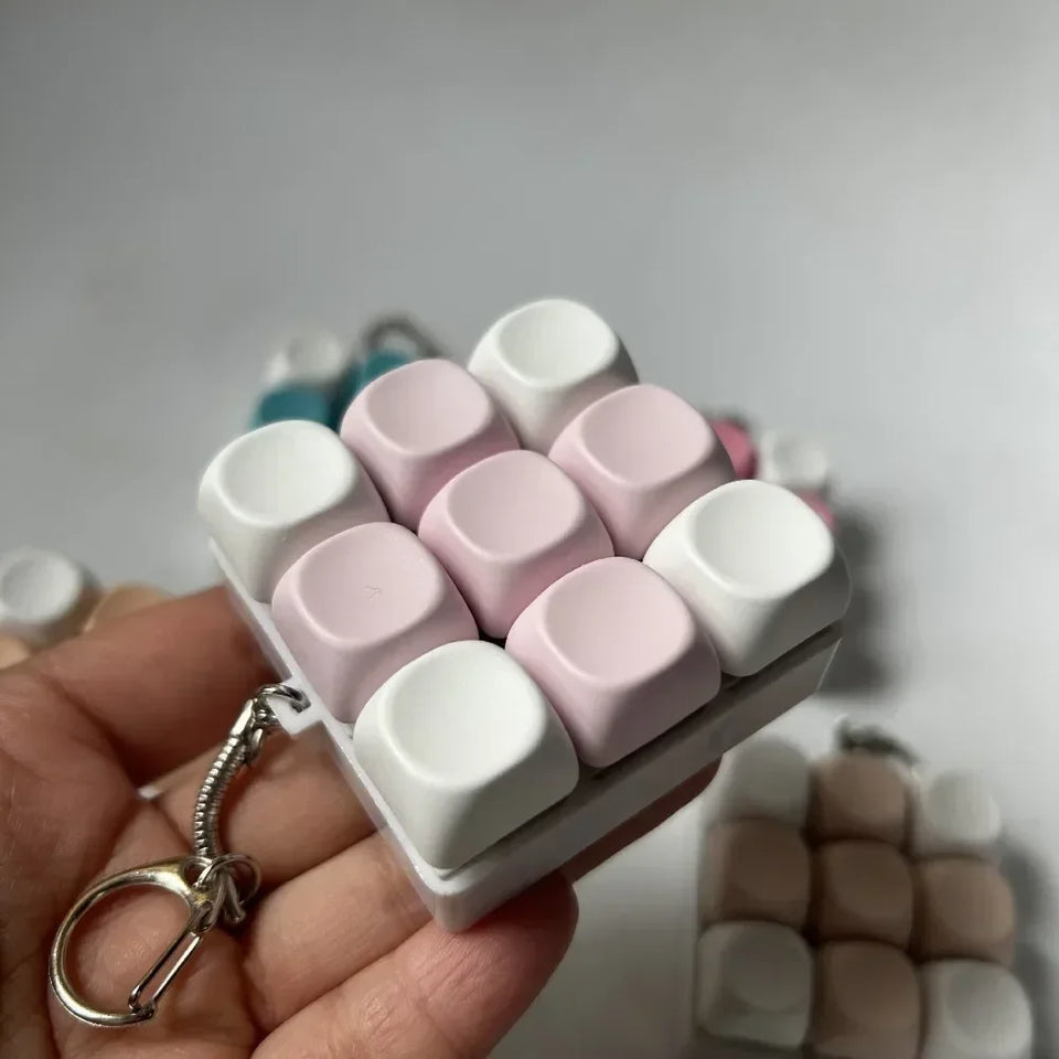 Keyboard Key Fidget Keychain