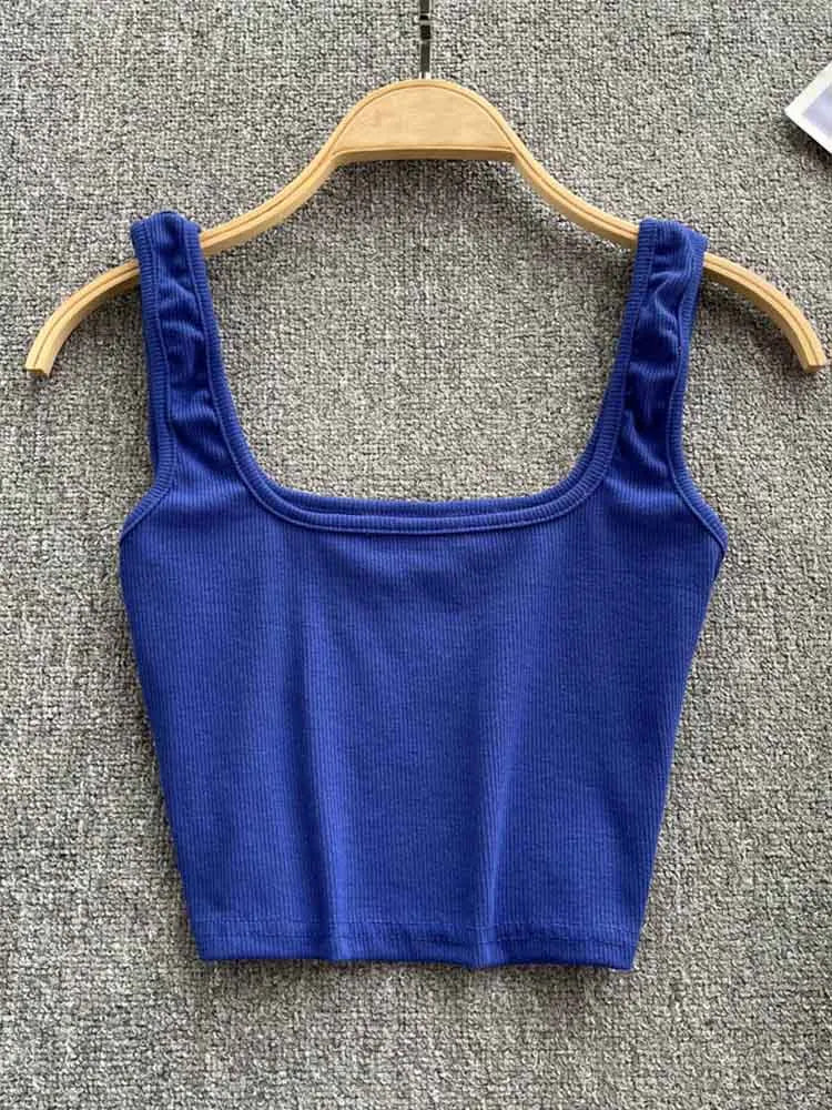 Women's Backless Crop Tank Top