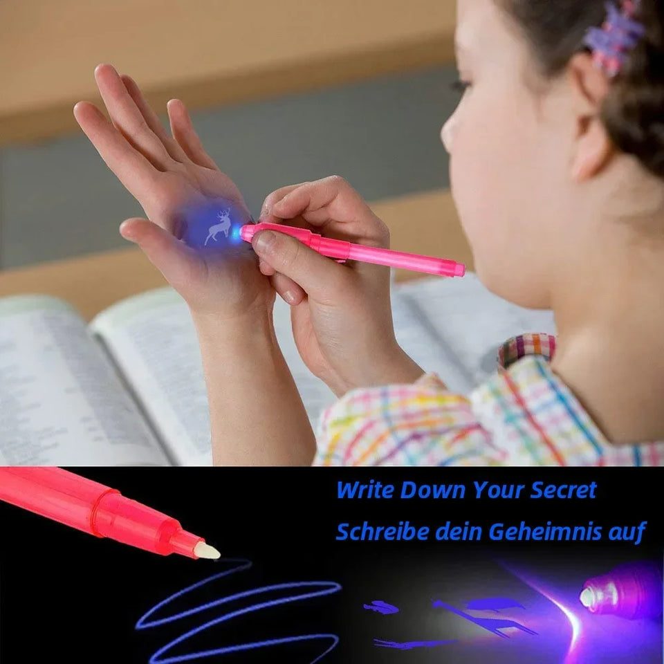 UV Invisible Ink Pens