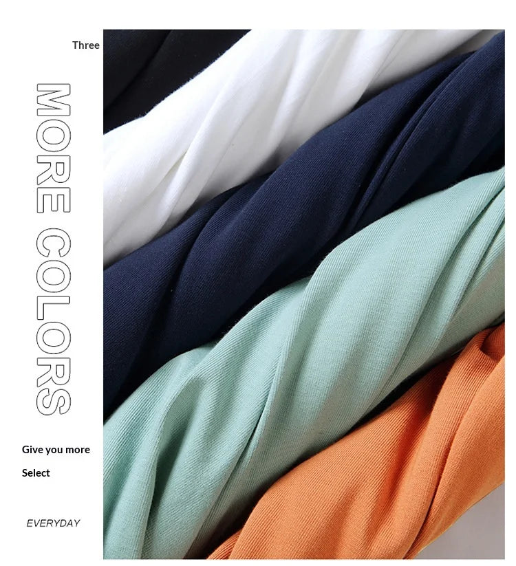 2026 New Unisex 200g Heavy Cotton T Shirt Full Shoulder Short Sleeve Loose Couple Summer Half Sleeve Basic Casual Streetwear Tee