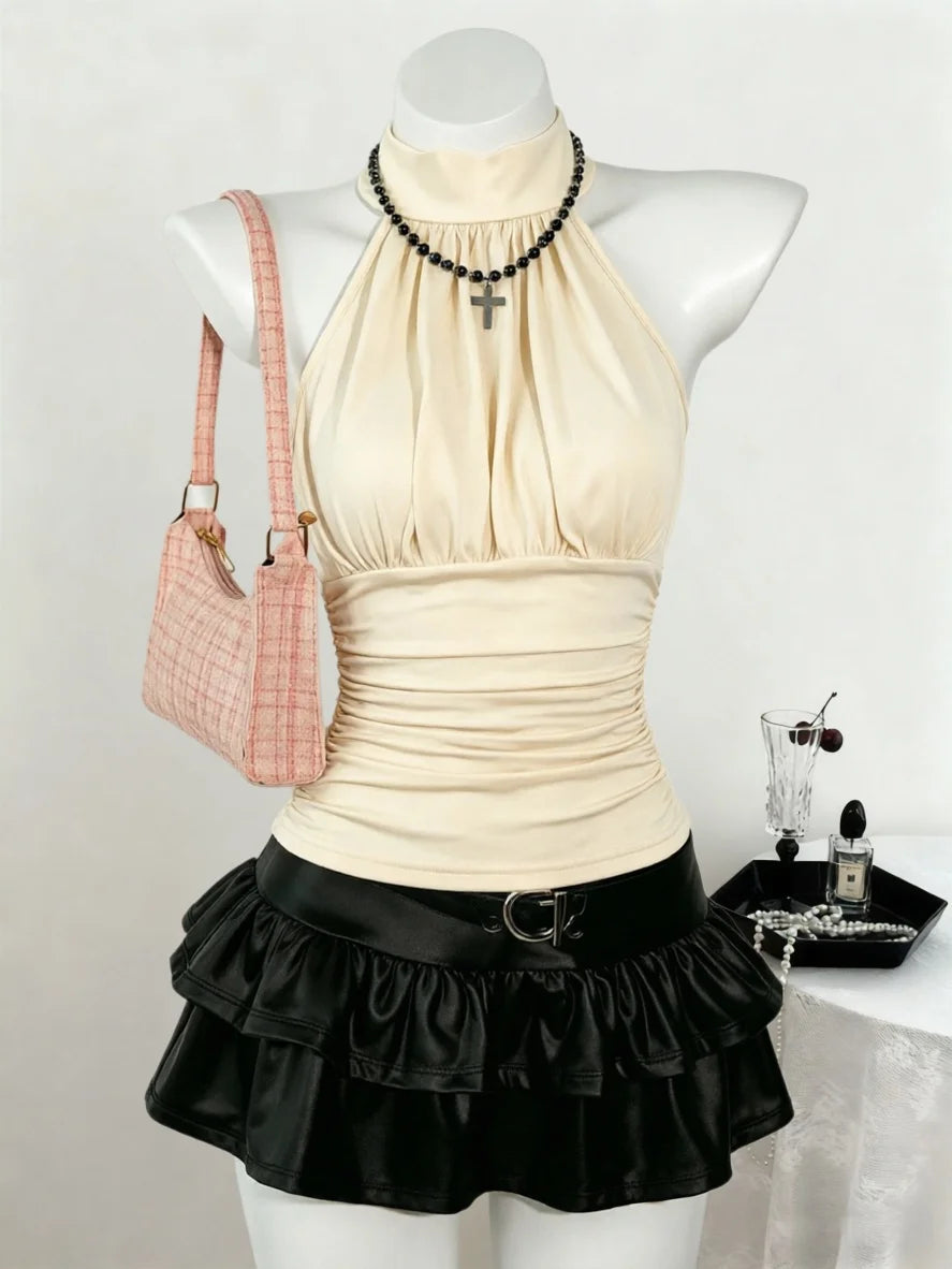 Women's Halter Crop Top