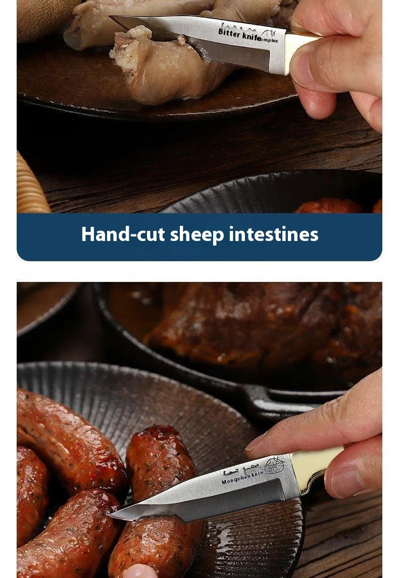 Compact Kitchen and Barbecue Knife