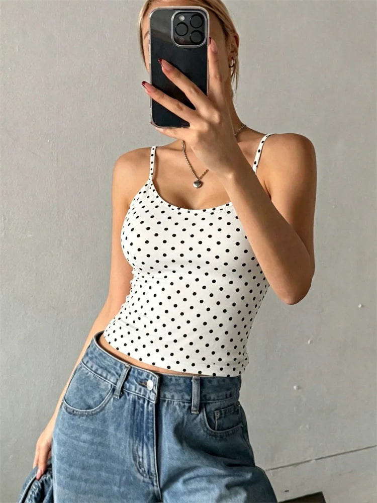 Women's Backless Cami Crop Top