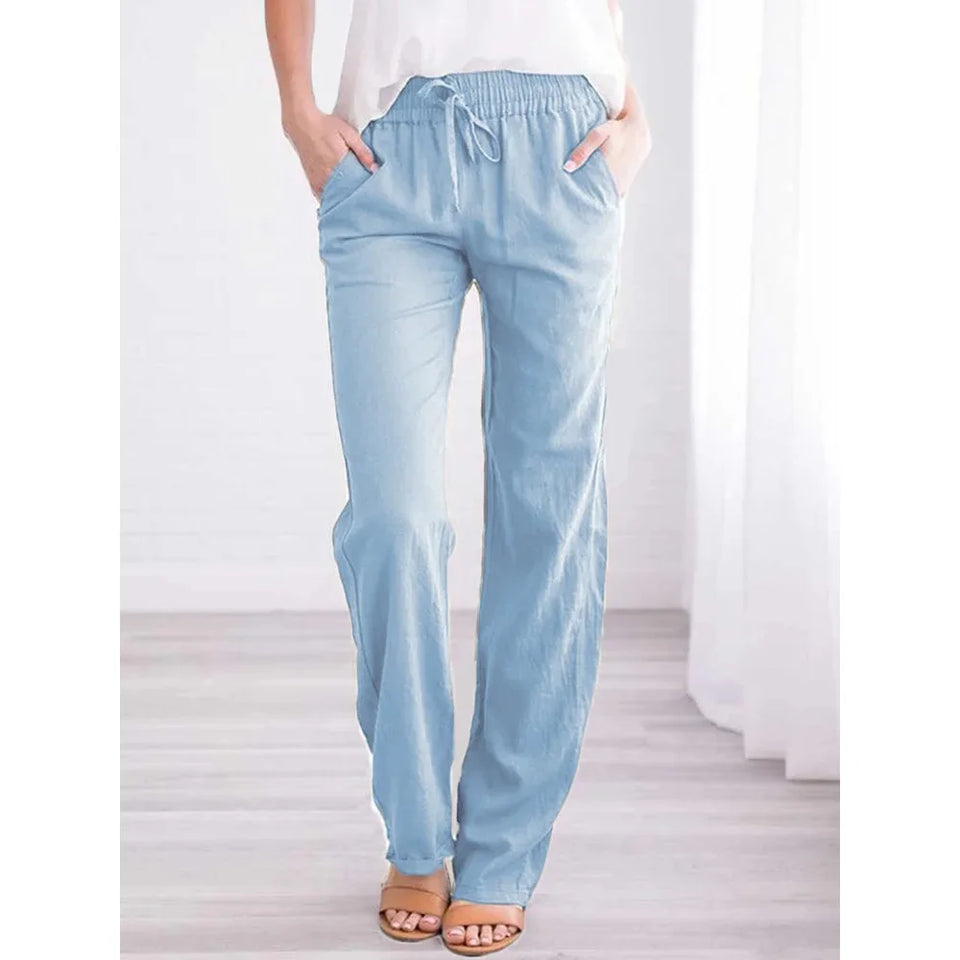 Women's Cotton-Linen Pants