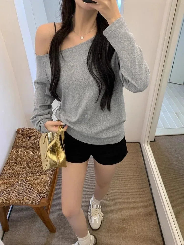 Women's One-Shoulder Shirt