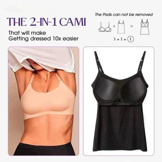 Women's Padded Cami Bra Top
