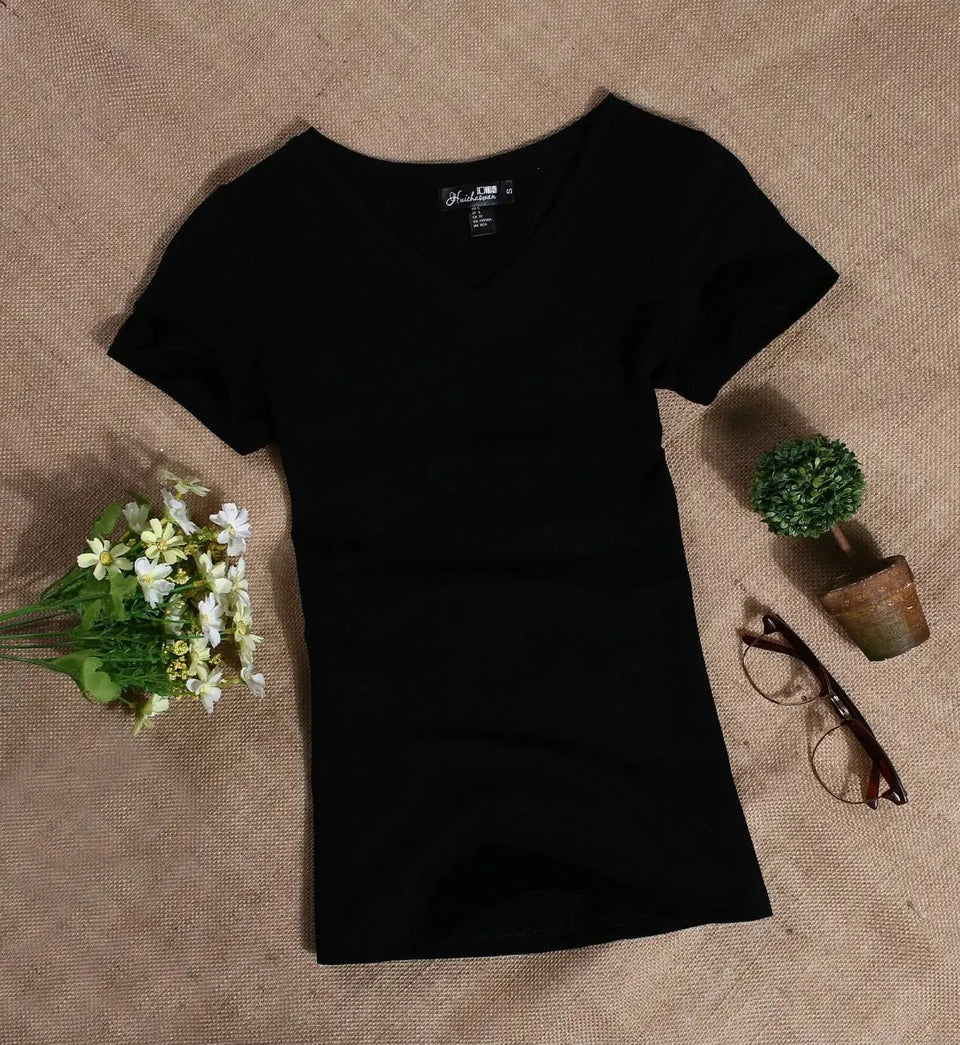 Women's Slim-Fit Short-Sleeve T-Shirt