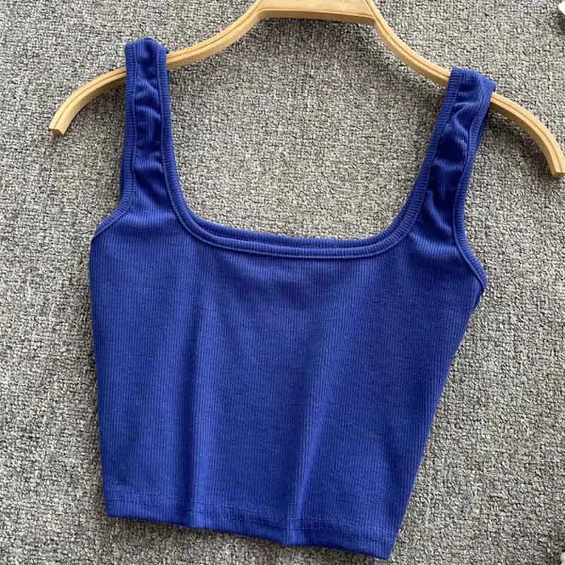 Women's Backless Crop Tank Top
