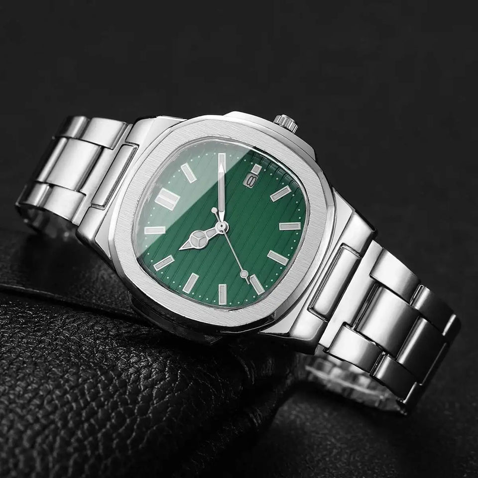 Men's Square-Dial Quartz Watch