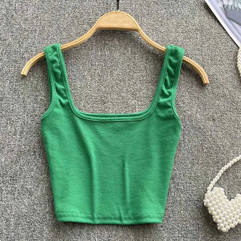 Women's Backless Crop Tank Top